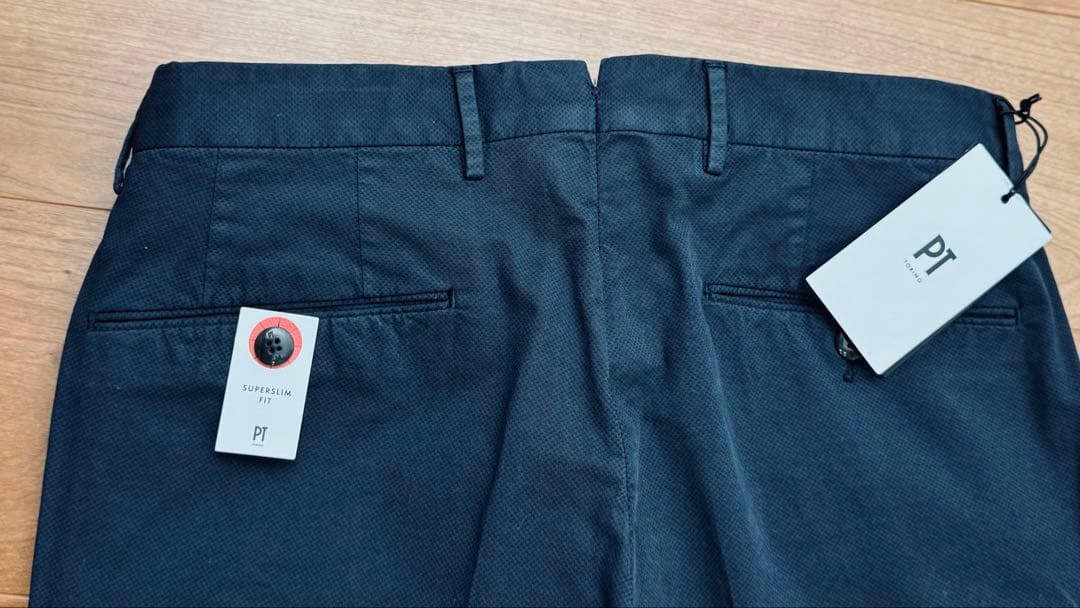 PT TORINO パンツ 46 ダークネイビー 新品 未裾上げ