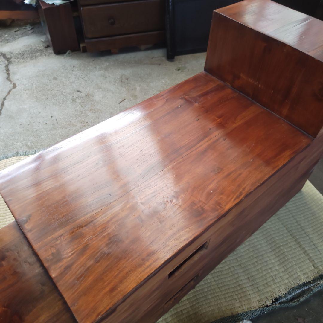 さ*ま様 昭和レトロ 大正ロマン 無垢材チェスト 引き出し付き 古民家 当時物