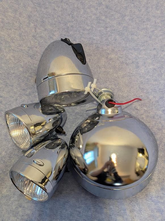 ヴェスパ ベスパ用 フォグランプ 飾りライト モッズ 4点セット