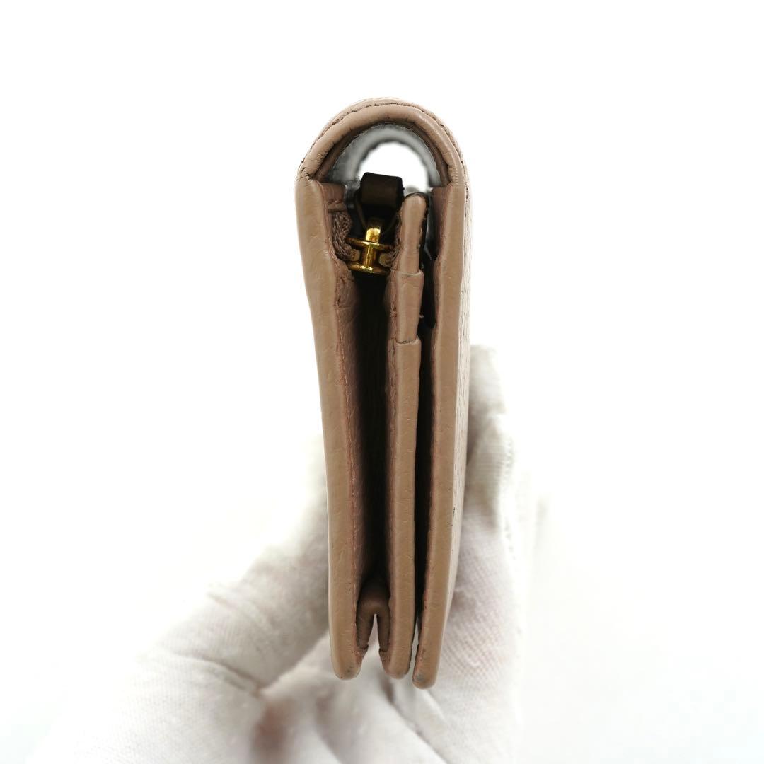 ✨新品未使用✨　GUCCI ミニ財布　マーモント　GG ロゴ　二つ折り　刻印