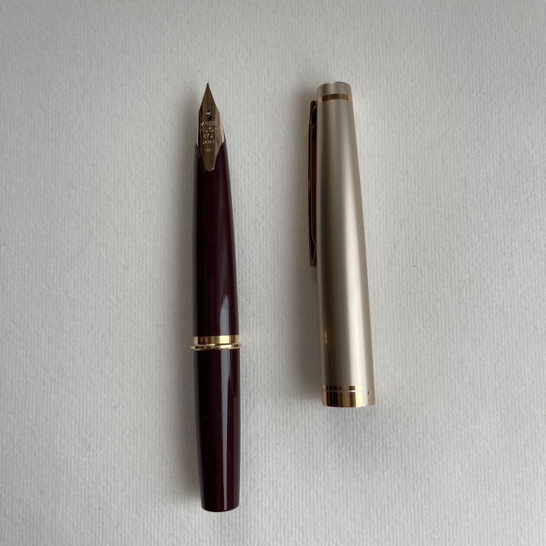 パイロットPILOT万年筆*Elite95s*ディープレッド　細字Ｆ