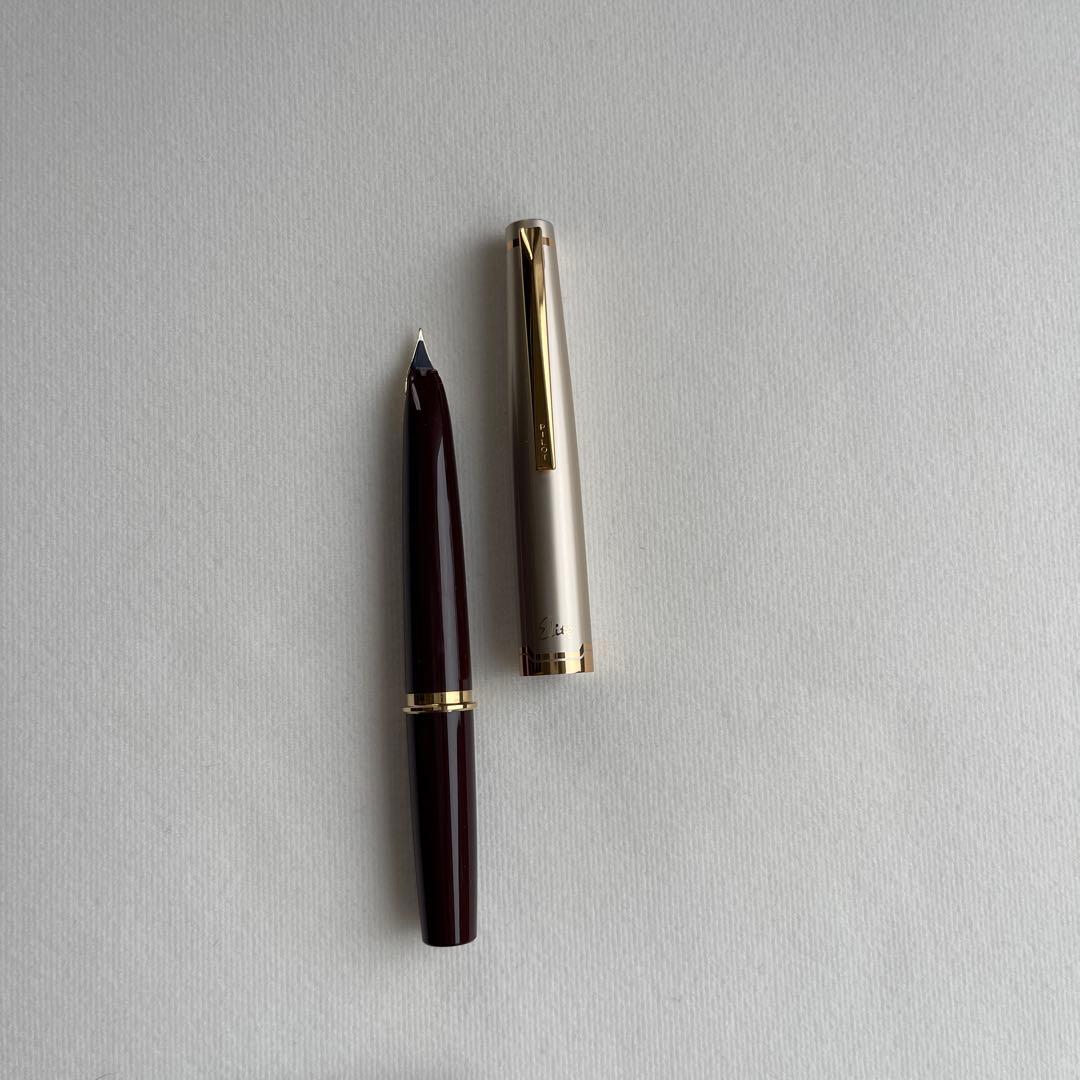 パイロットPILOT万年筆*Elite95s*ディープレッド　細字Ｆ