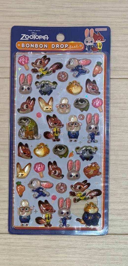 ボンボンドロップシール　ミニ　ベイマックス　スティッチ　ズートピア　正規品