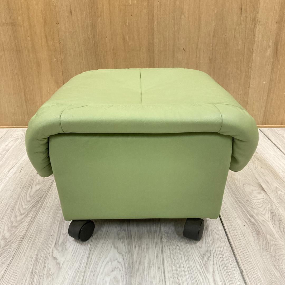 【カリモク】オットマン　スツール　本革