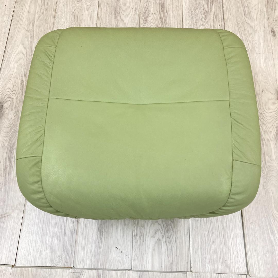 【カリモク】オットマン　スツール　本革