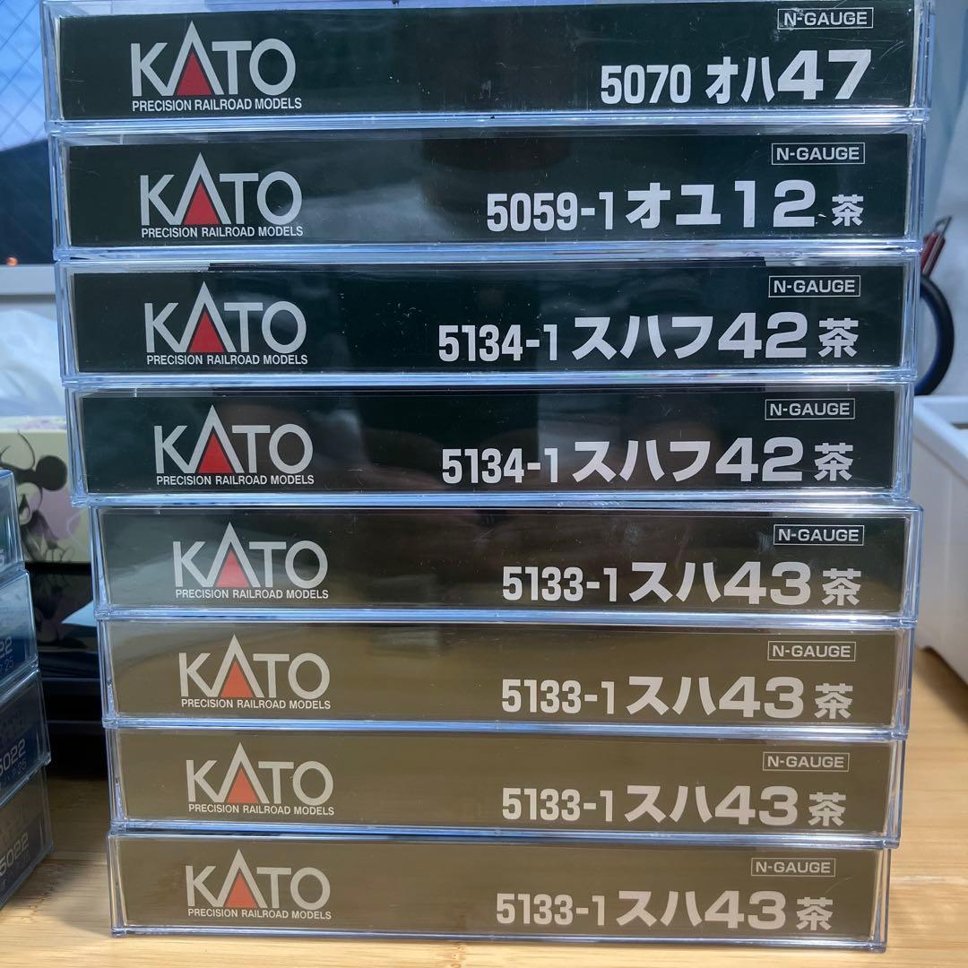 06 KATO 客車　茶　8両セット