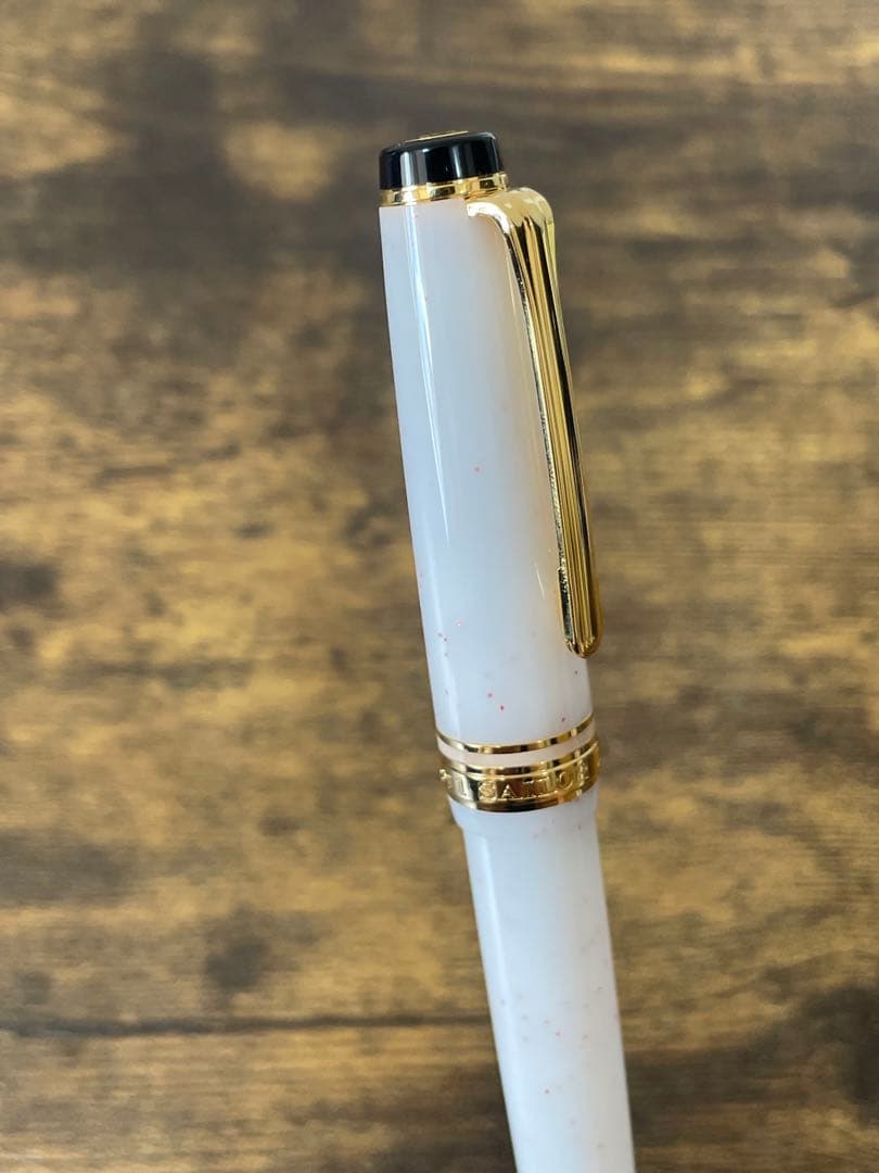 新品未使用　 四季織　雪月空葉 　雪椿　万年筆　字幅MF セーラー　万年筆　完品