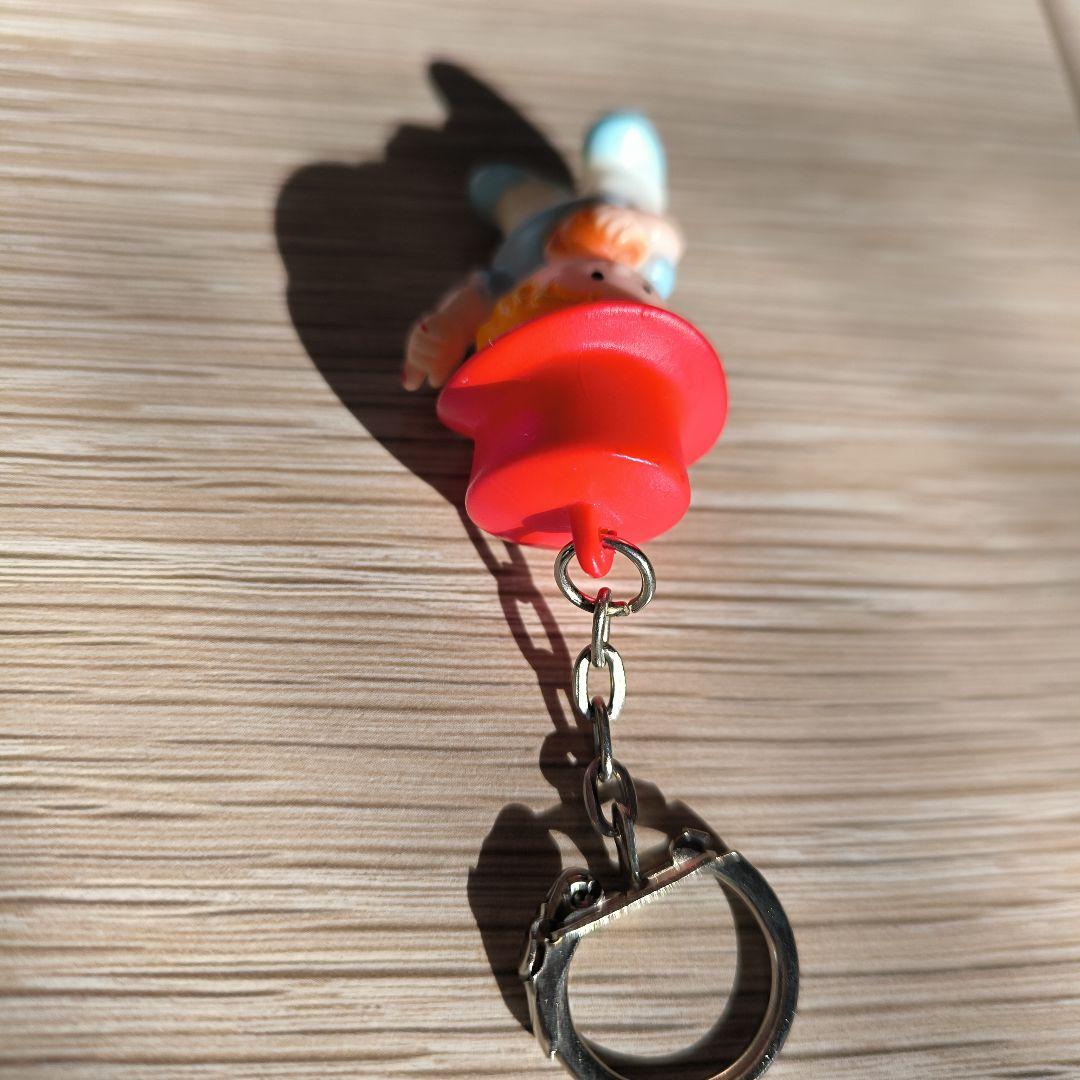 【激レア・製造不良品】モスバーガー モス坊や キーホルダー 昭和レトロ