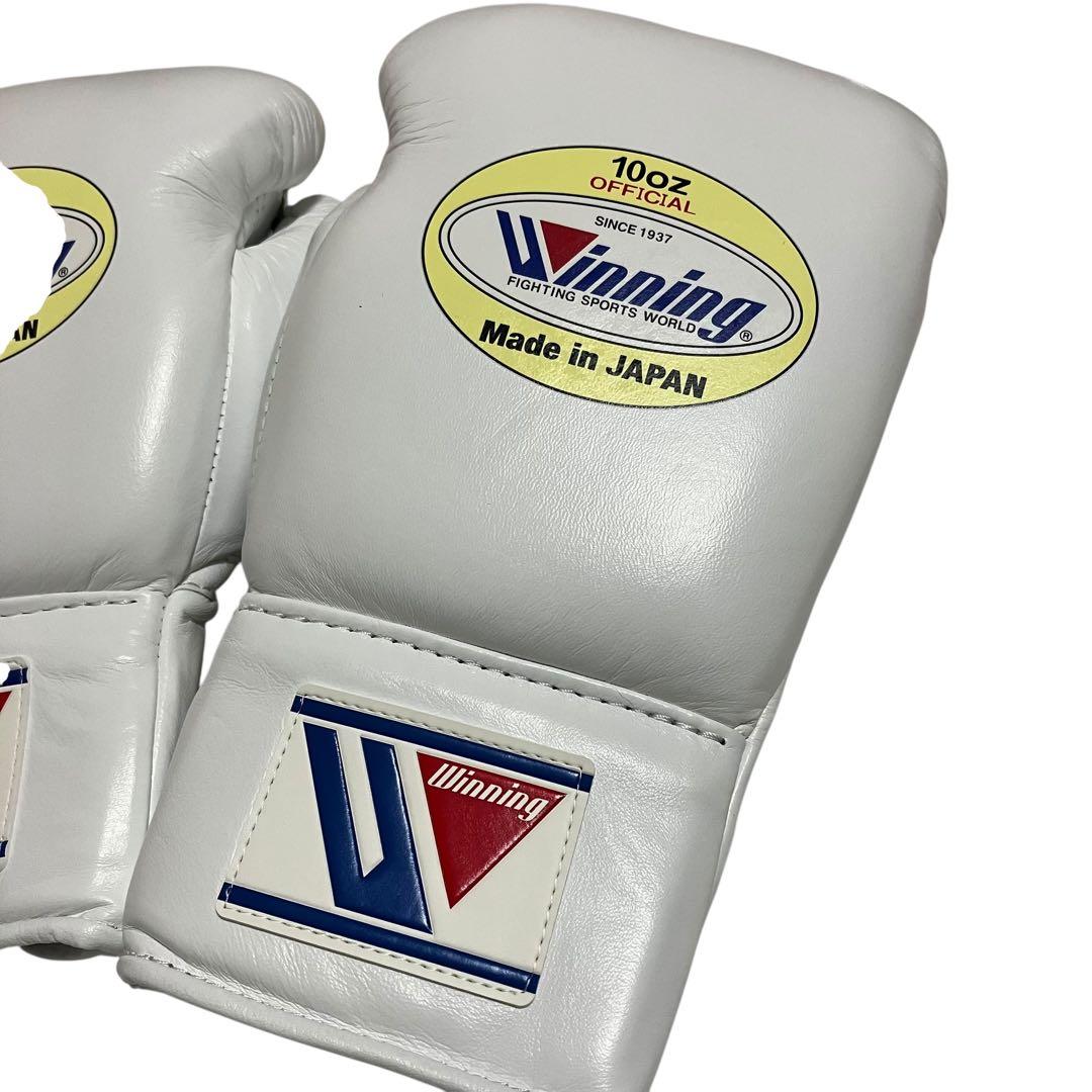 未使用品　ウイニング　ボクシング　グローブ　プロ試合用　10オンス　ひも式