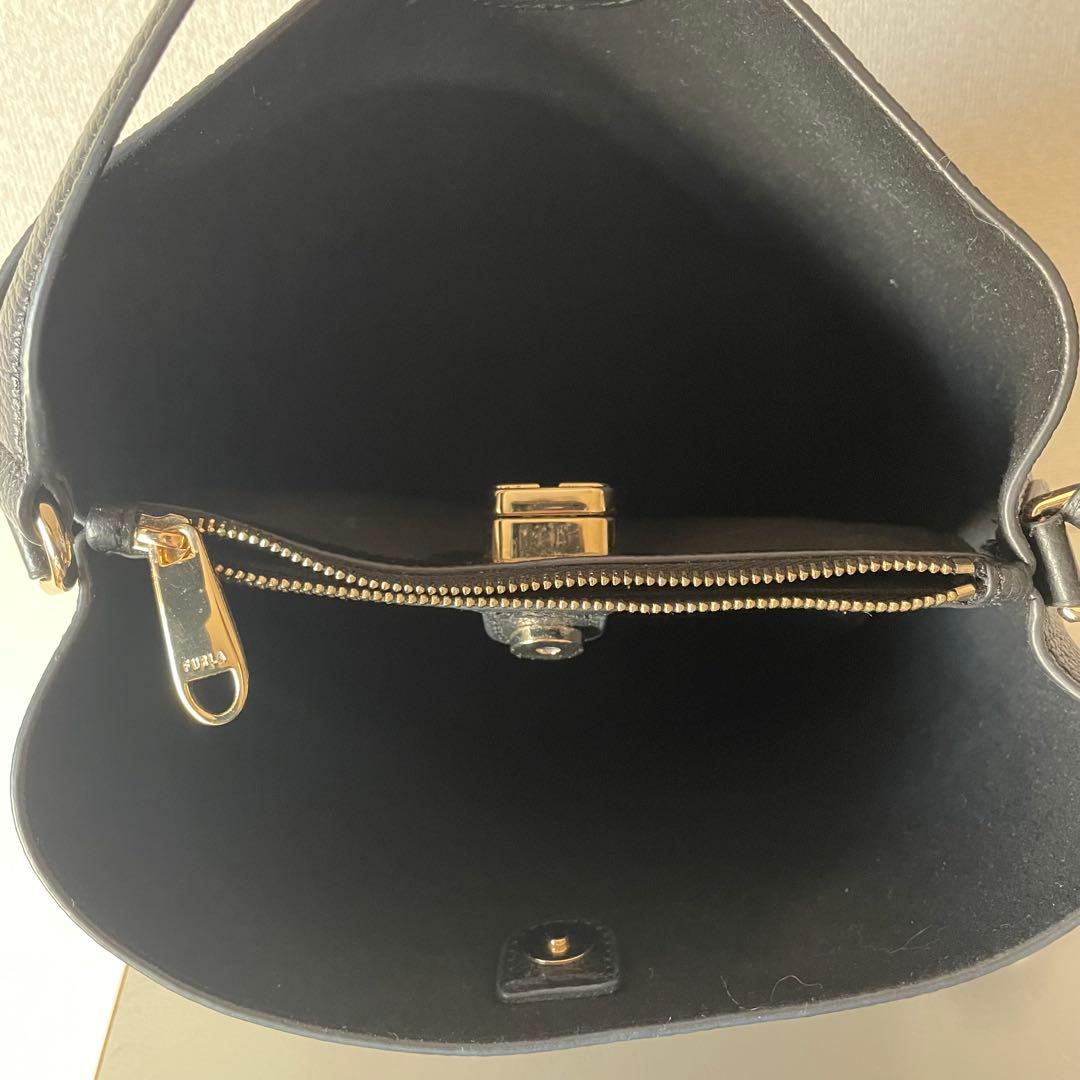 フルラ　ダナエ　2way ショルダーバッグ　ブラック　黒