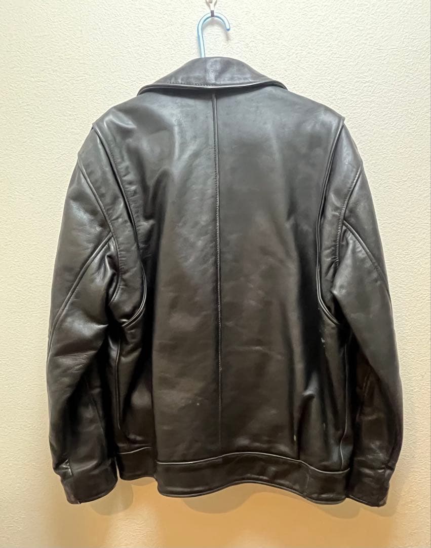 90's Schott トラッカージャケット 黒　USA製　レザージャケット