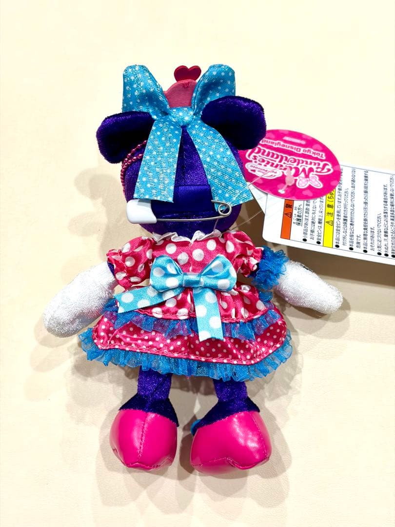 【美品】ディズニー パルパルーザ ミニー ファンダーランド ぬいぐるみバッジ