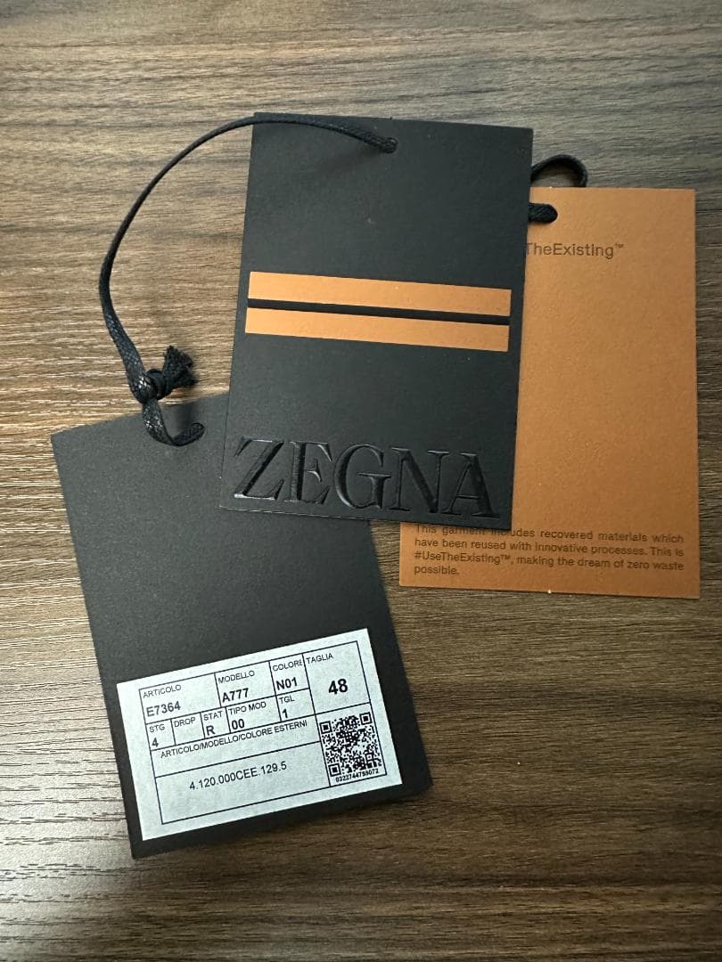 ゼニア メンズ Tシャツ　Zegna T-shirt　 サイズ S / 48