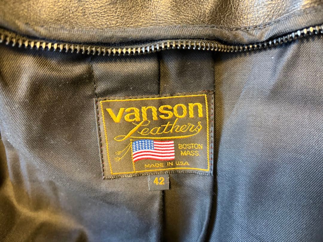 【希少美品】VANSON バンソン モデルB サイズ42