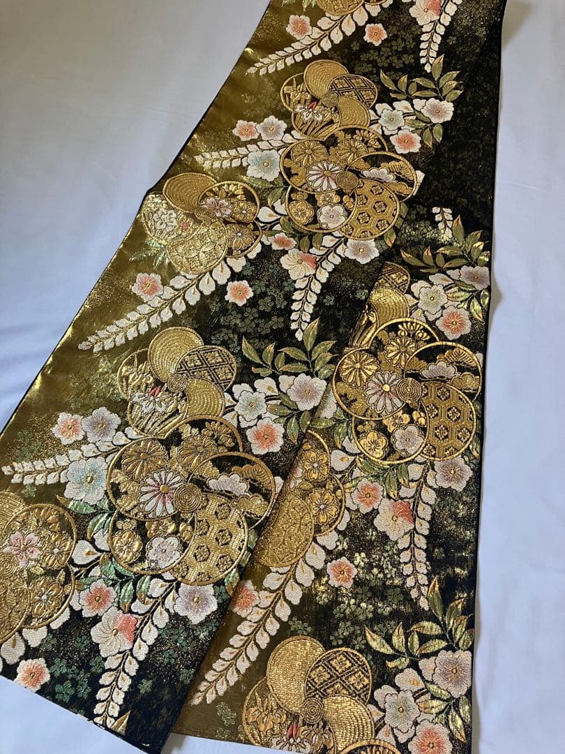 袋帯 桜 梅 藤 菊 杜若 辻が花 松 花紋 成人式