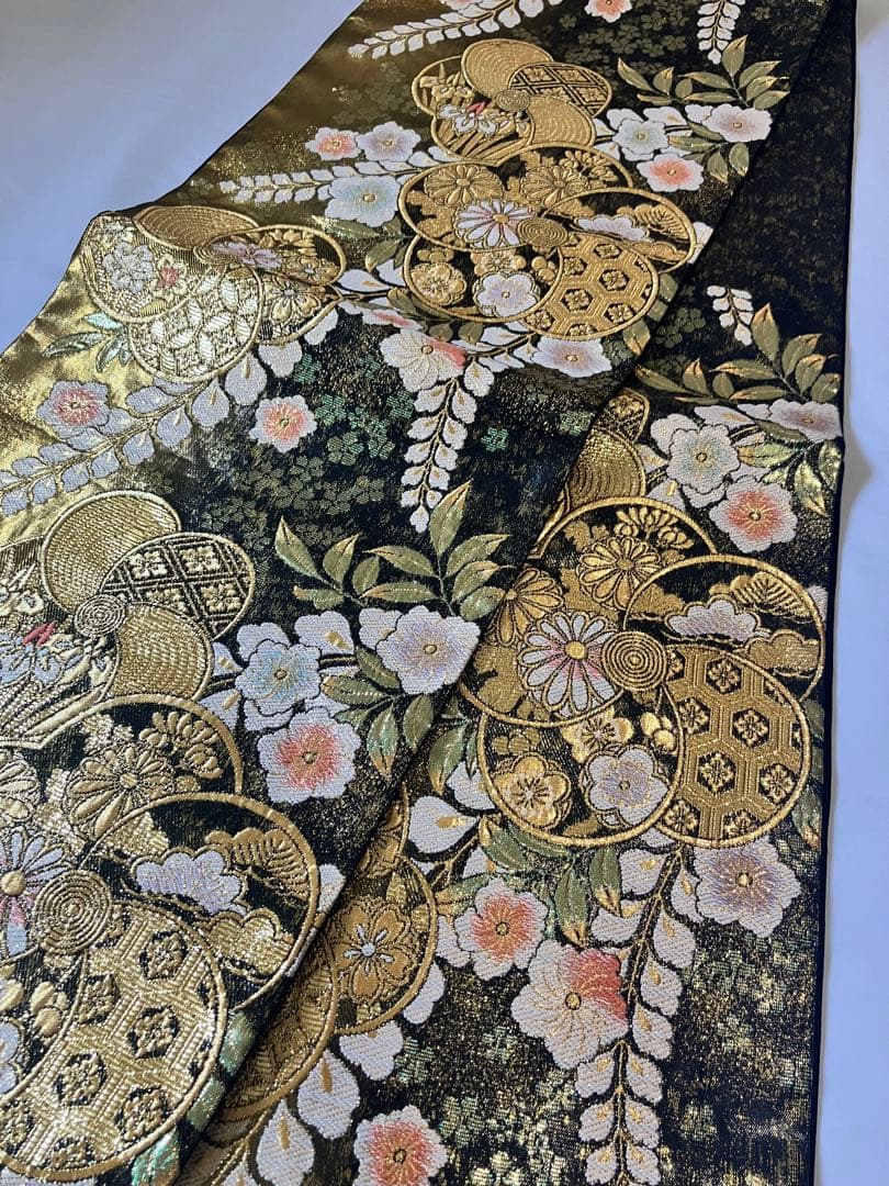 袋帯 桜 梅 藤 菊 杜若 辻が花 松 花紋 成人式