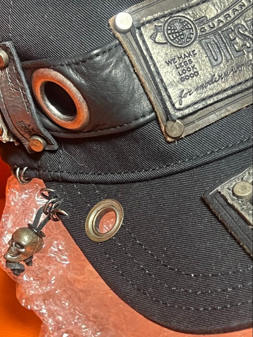 DIESEL ディーゼル　CAP ブラック　カスタムキャップ　アーカイブ