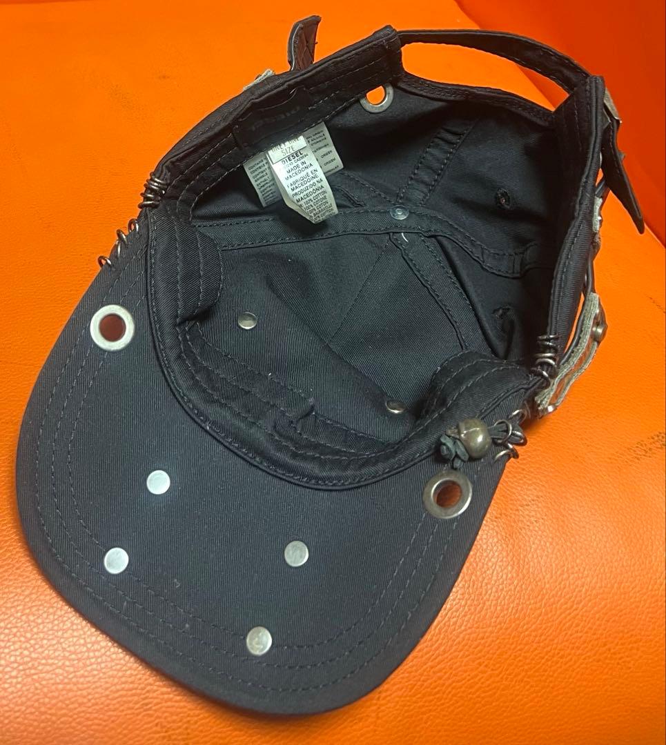 DIESEL ディーゼル　CAP ブラック　カスタムキャップ　アーカイブ