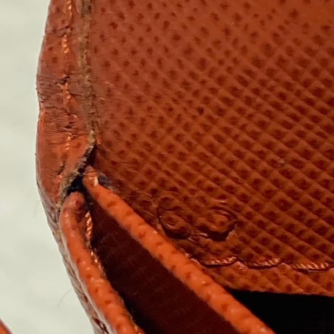 早い者勝ち　PRADA プラダ　長財布　二つ折り　サフィアーノ　橙　付属品