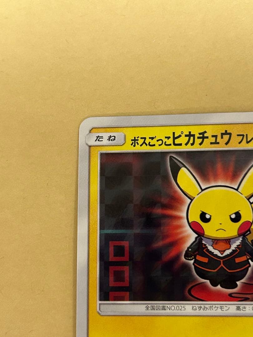 ボスごっこ　ピカチュウ フレア団