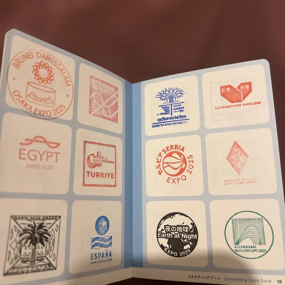 万博 スタンプパスポート コンプリート 制覇　ミャクミャクグッズ　サウジアラビア