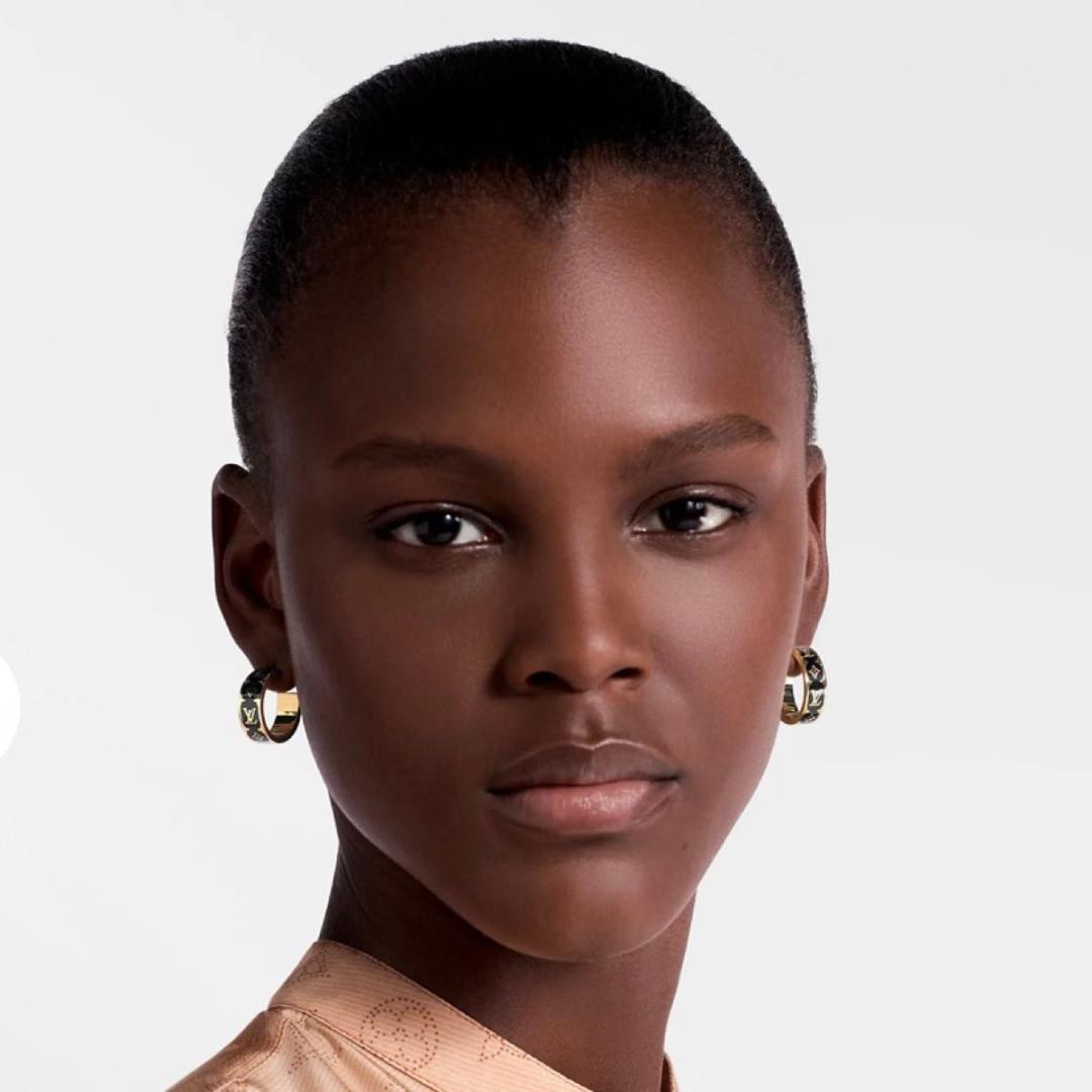 ルイヴィトン M01833 OB0225 ピアス　ナノ グラム エナメル