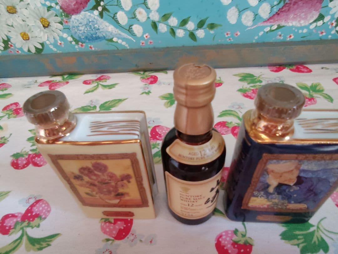 サントリー 　山崎12年　ピュアモルト　カミュ　ブックシリーズ　ゴッホ 陶器