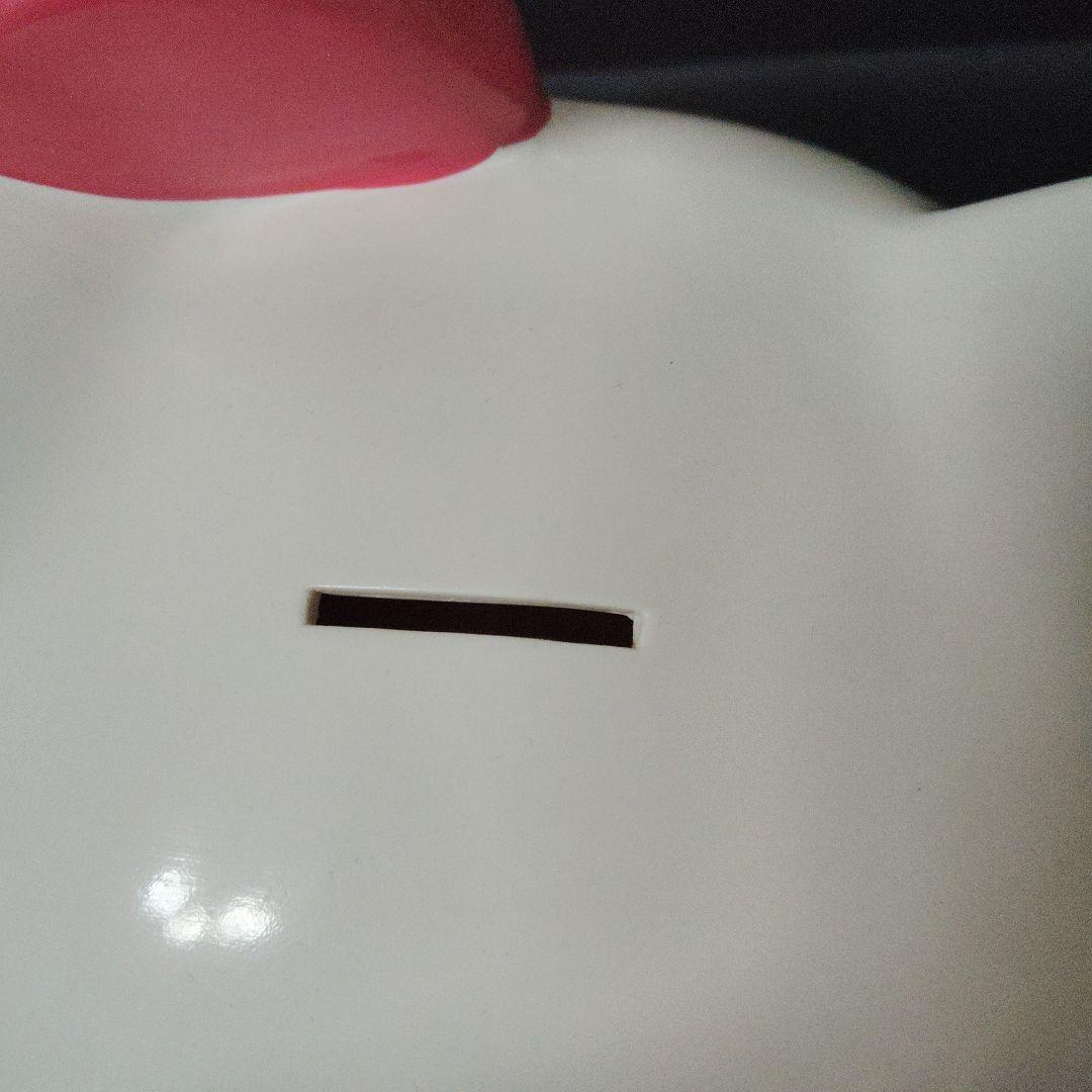 【⚠️底面(内側)➡破損・クマ➡剥げ あり⚠️】 キティ★貯金箱★ソフビ★ビッグ