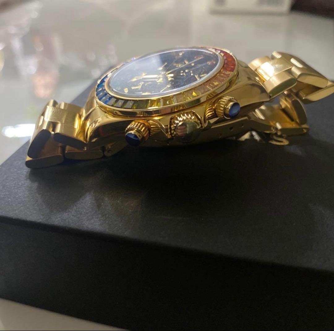 DANIEL&DOUGLAS ダニエル&ダグラス ダイヤゴールド×銀×レインボー