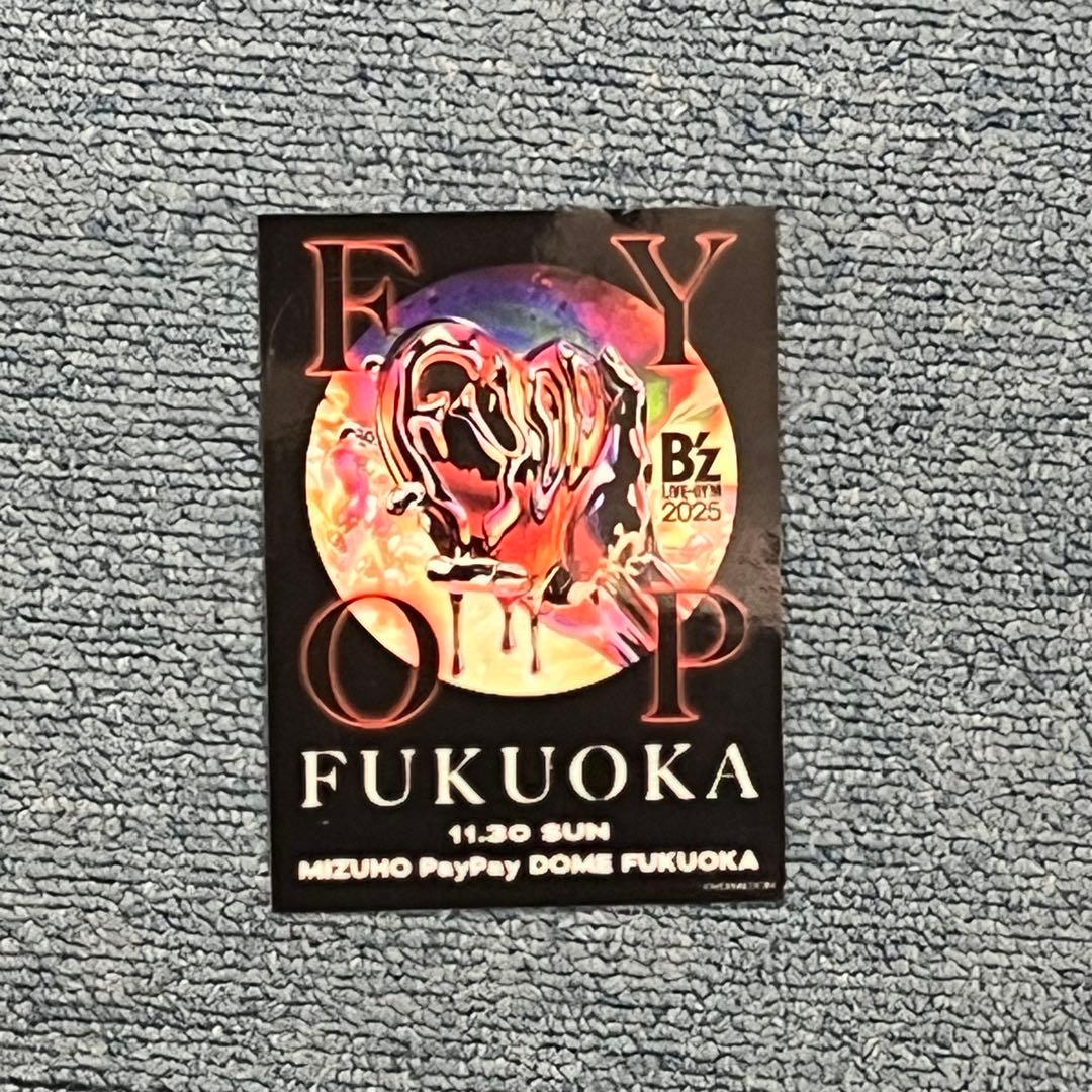 B’z LIVE-GYM 2025 -FYOP-ルームスリッパ M Lセット