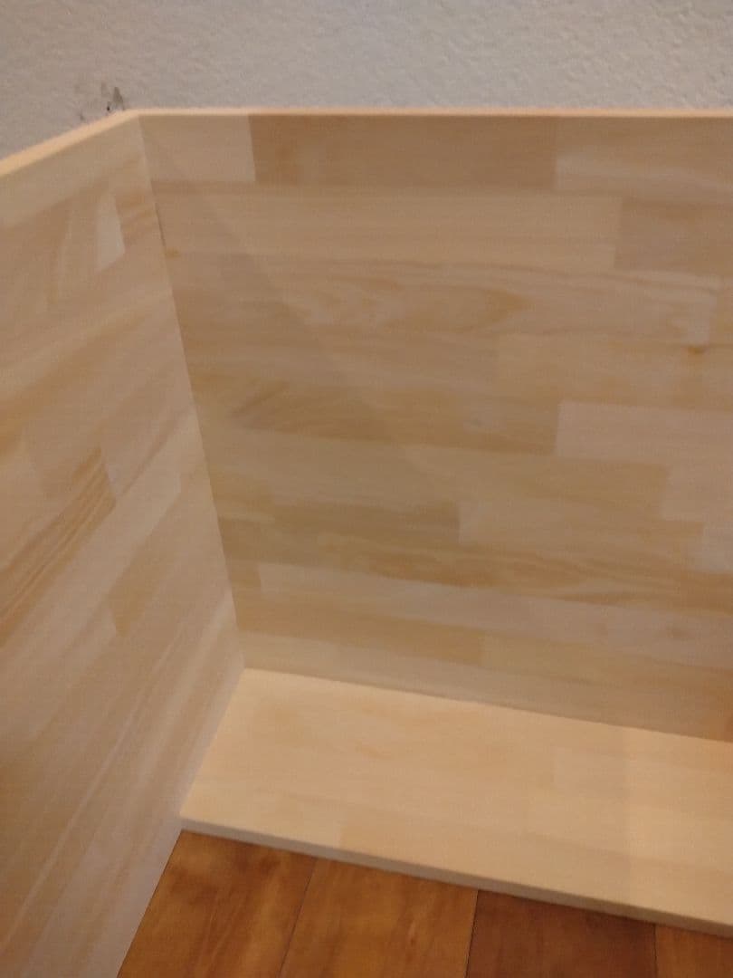 木製　ハンドメイド　オーダー　コの字　ラック　シェルフ　棚　飾り台　水槽台