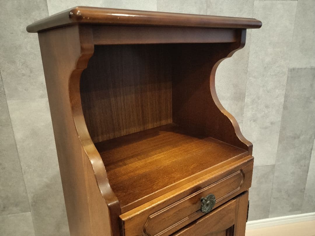 カリモク 電話台 花台 サイドテーブル レトロ ヴィンテージ