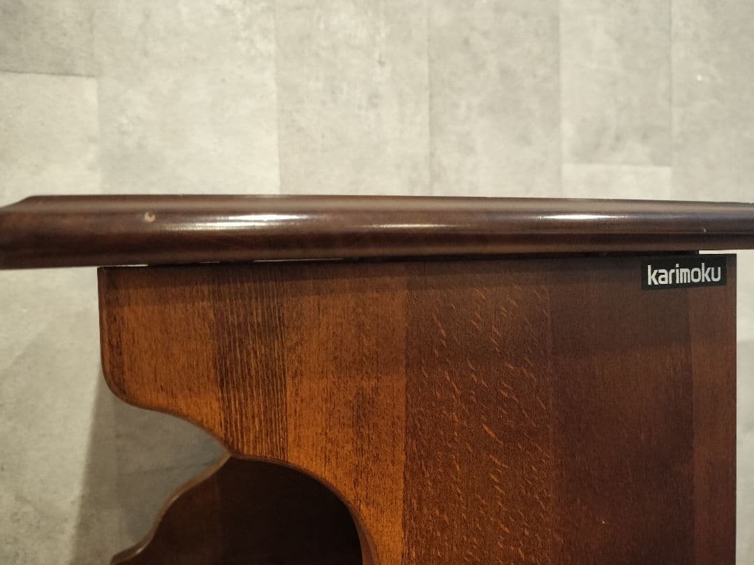 カリモク 電話台 花台 サイドテーブル レトロ ヴィンテージ