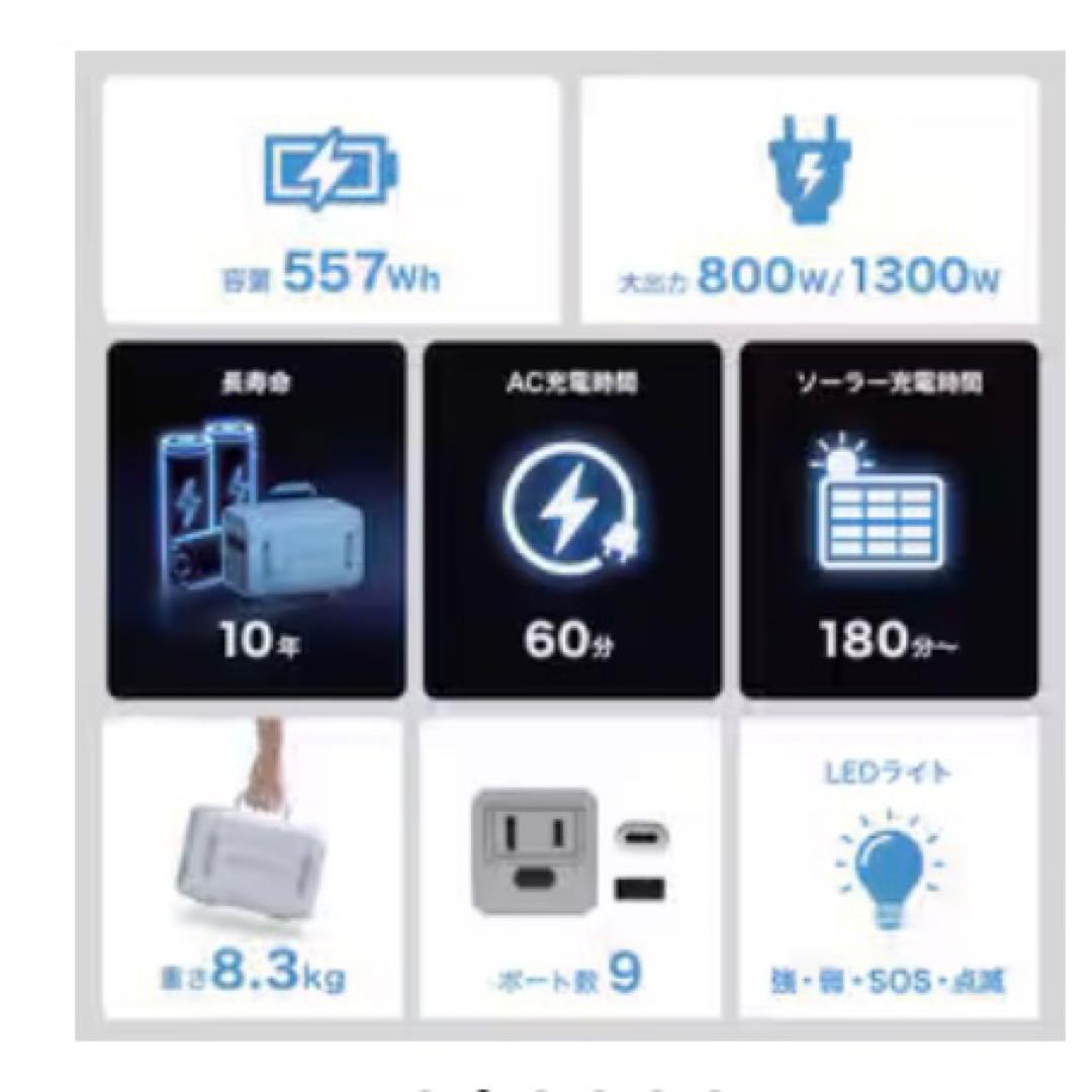 【未使用未開封】アピロス SB-S0600 SABUMA ポータブル電源S600