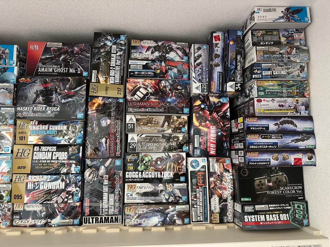 ガンプラ　mg hg