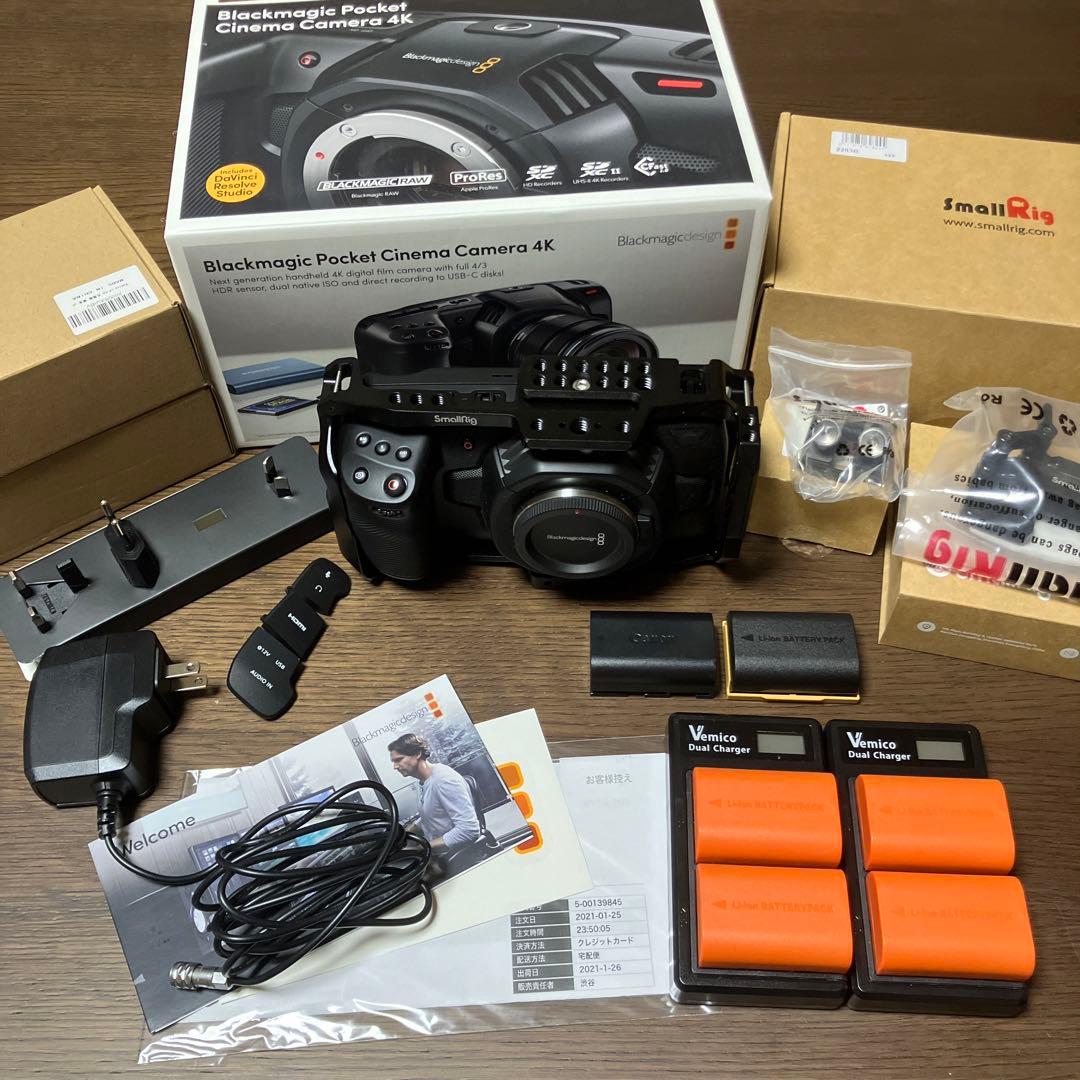 【美品】Blackmagic Pocket Cinema Camera 4K
