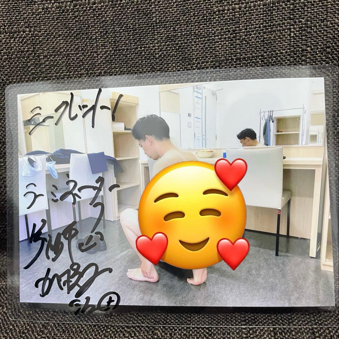 カベポスター　浜田サイン入りラミネート写真