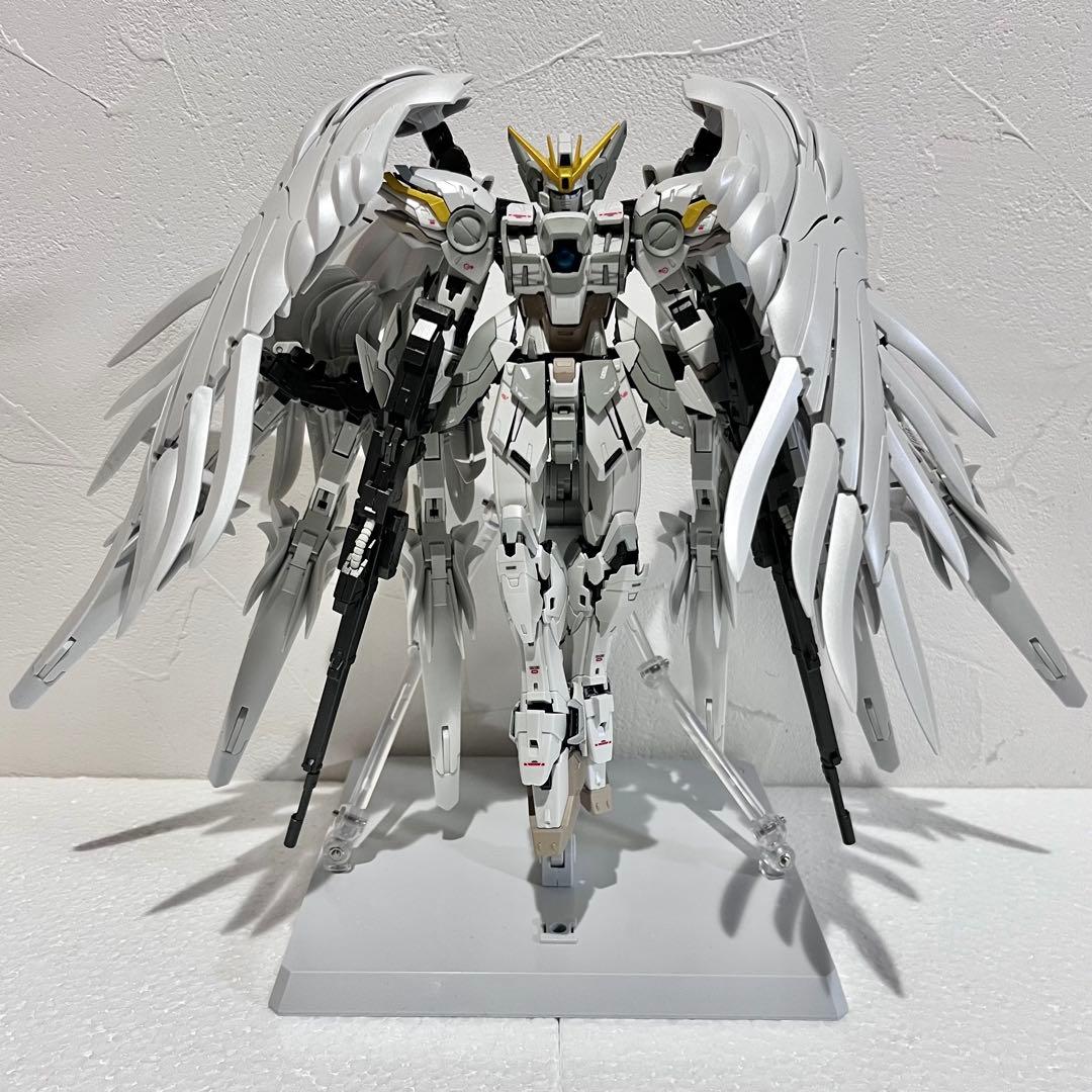 1/100 ウィングガンダムゼロ スノーホワイトプレリュード 組立済 完成品