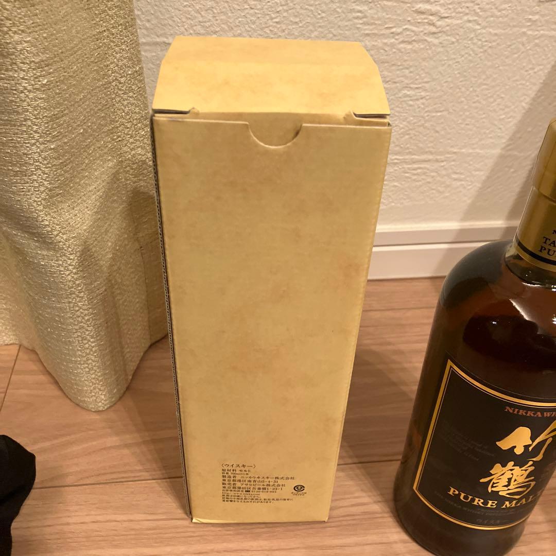 【希少・旧ボトル】竹鶴ピュアモルト 黒ラベル 700ml 43%