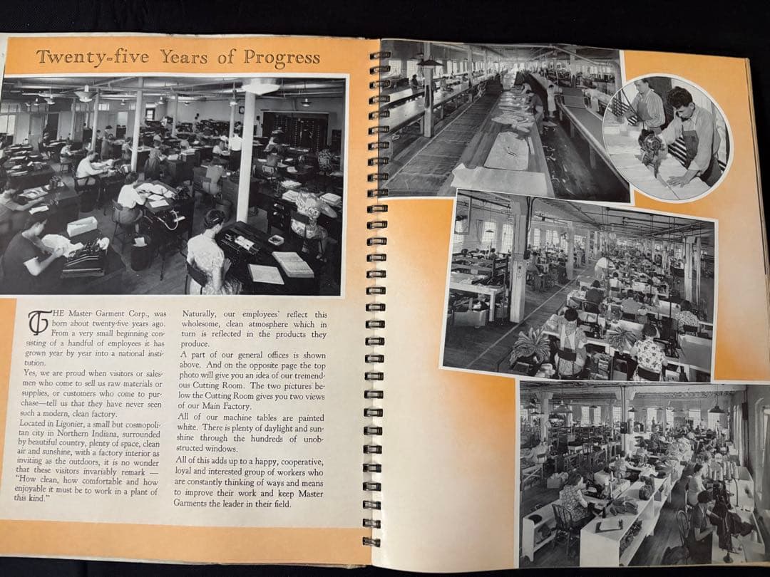 50s Master Garment Corp. ワークウェア　カタログ　作業服