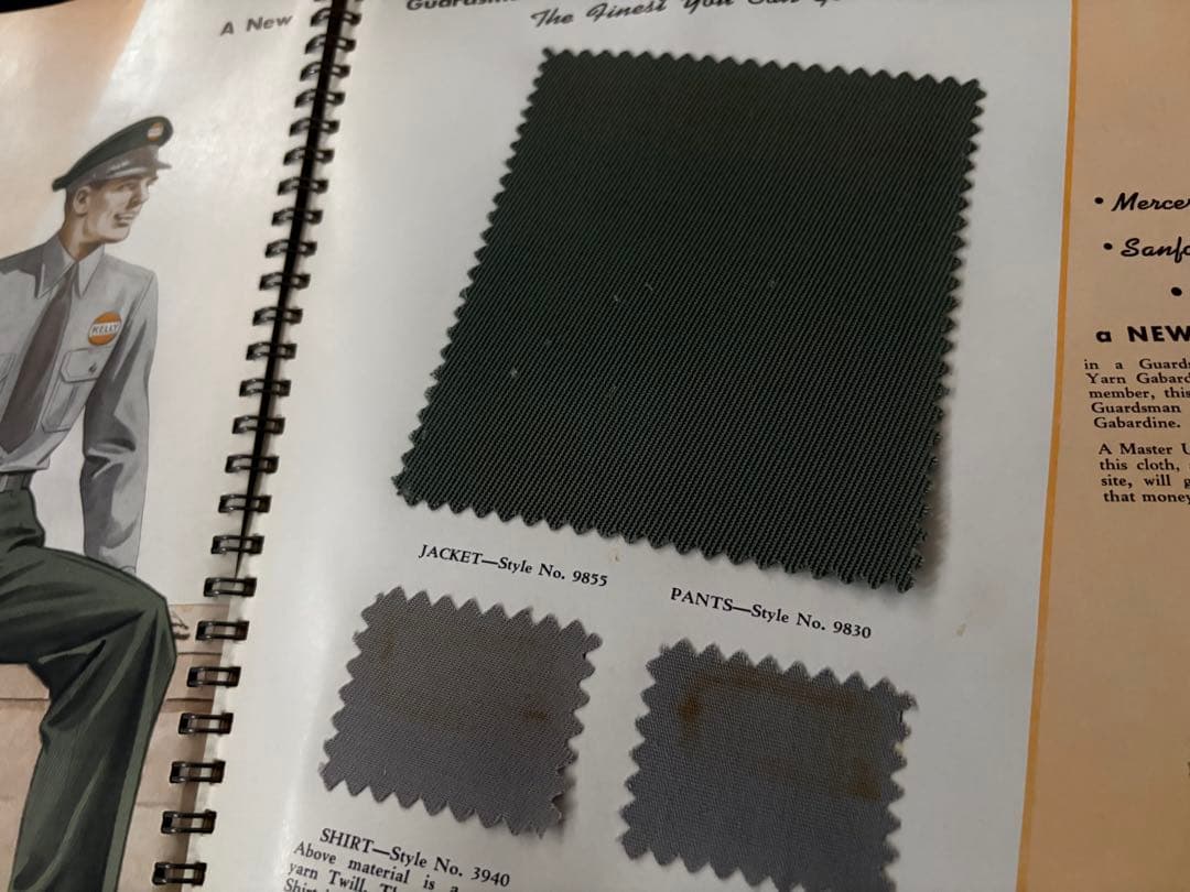 50s Master Garment Corp. ワークウェア　カタログ　作業服