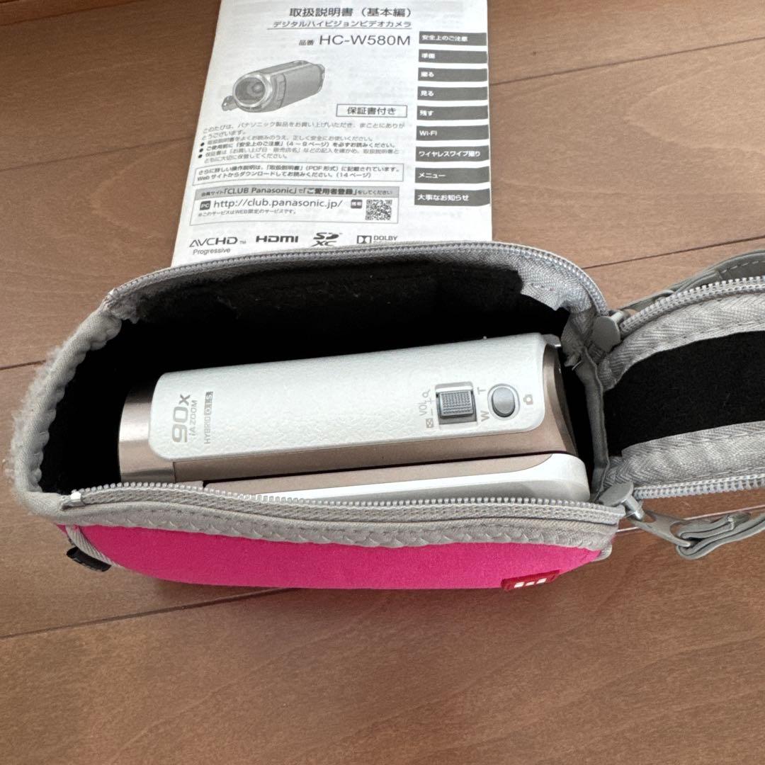 PanasonicパナソニックHC-W580Mビデオカメラ　ホワイト