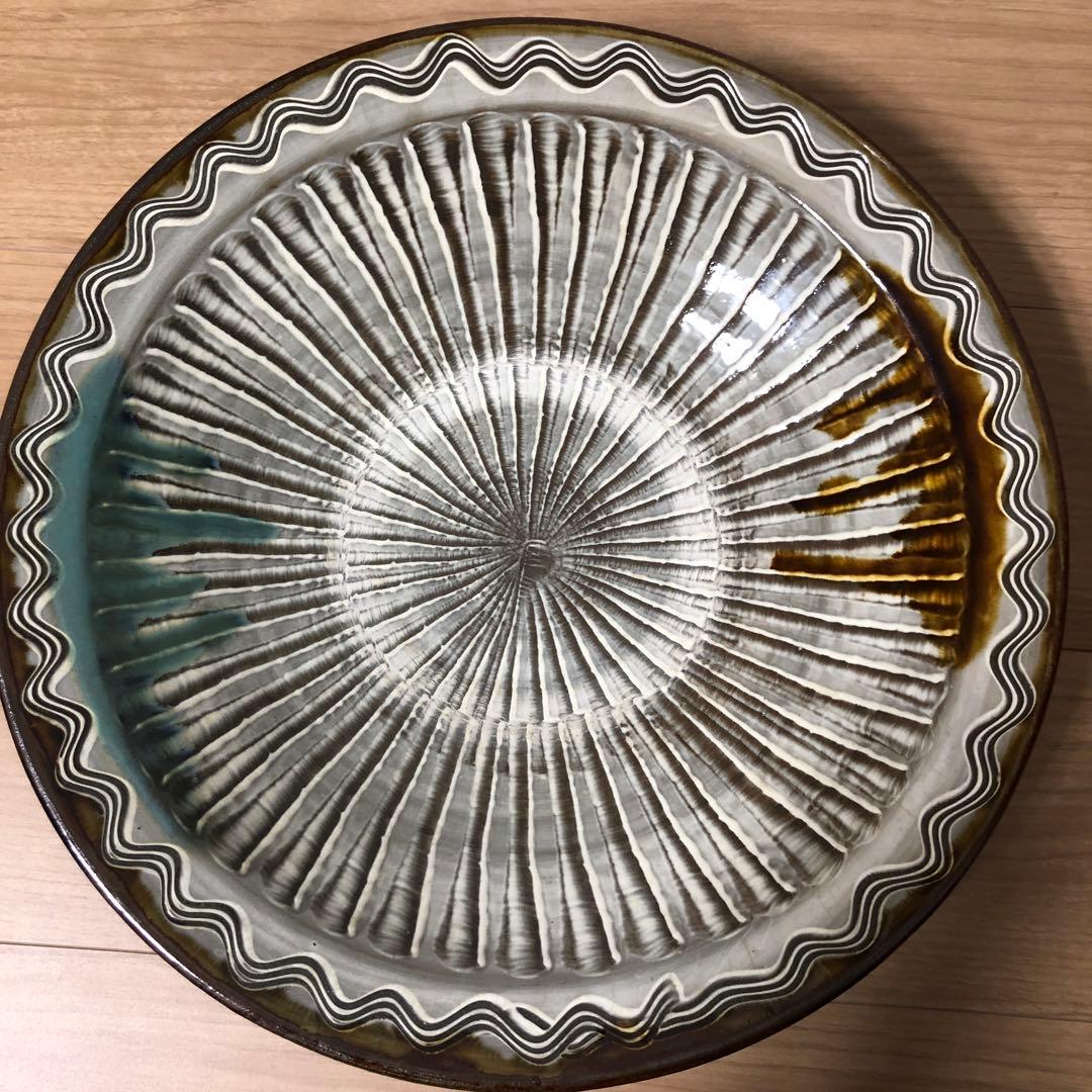 小鹿田焼　大皿　陶器