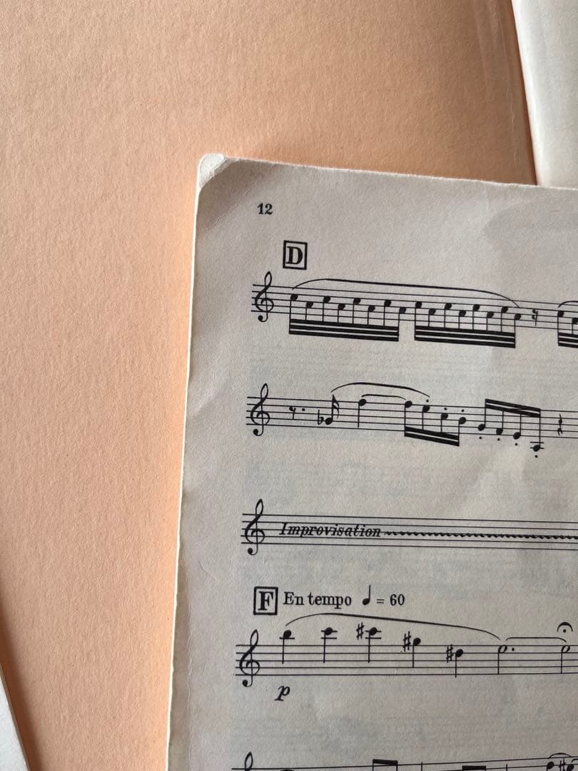 クラリネット　楽譜　オーディションの為の６つの小品　三重奏　吹奏楽　アンコン