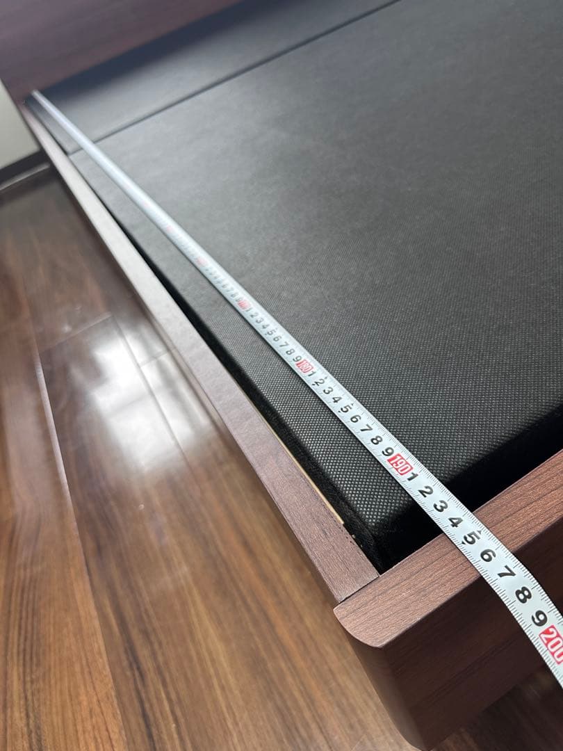 【お得】ベッドフレーム シングル ニューライトブラウン 宮 コンセント