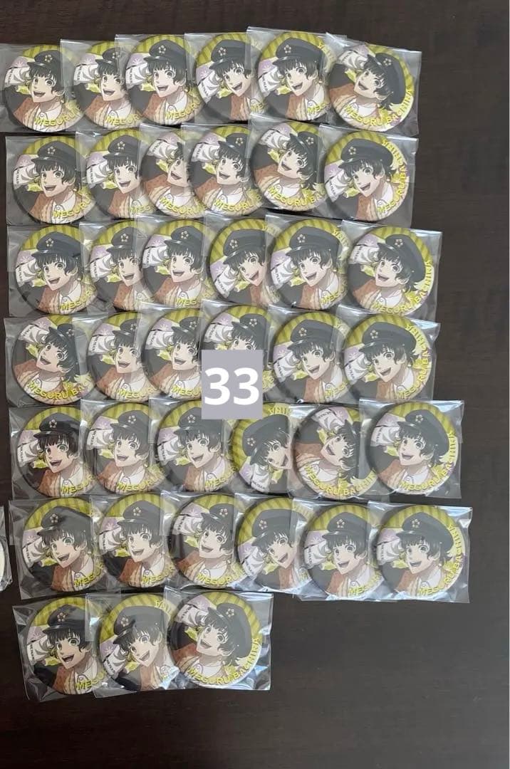 ブルーロック 蜂楽 缶バッジ レトロモダン