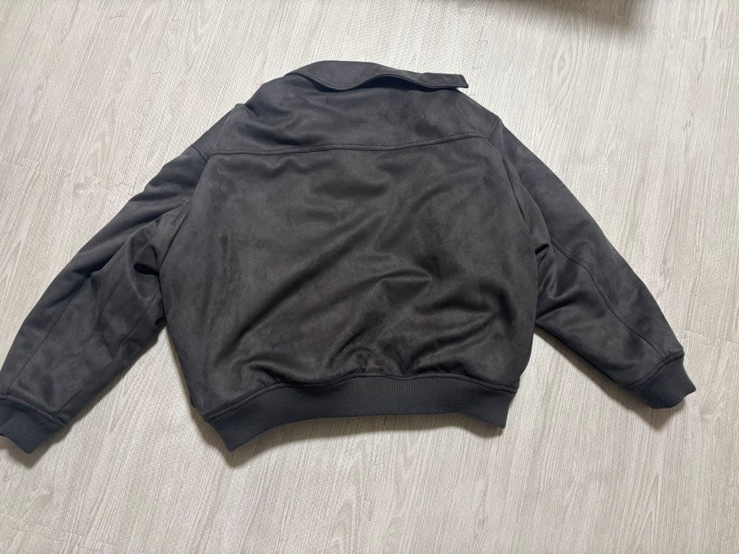 ZARA フェイクスエード キルティングジャケット