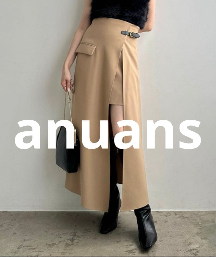 新品未使用 anuans キュロット MEDIUM ベージュ レディース