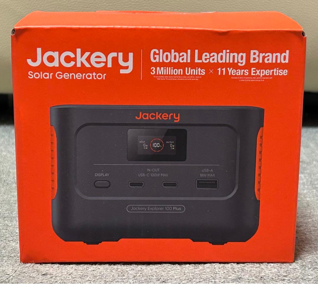 【未開封品】　Jackery 100 Plus 型番　JE-100A
