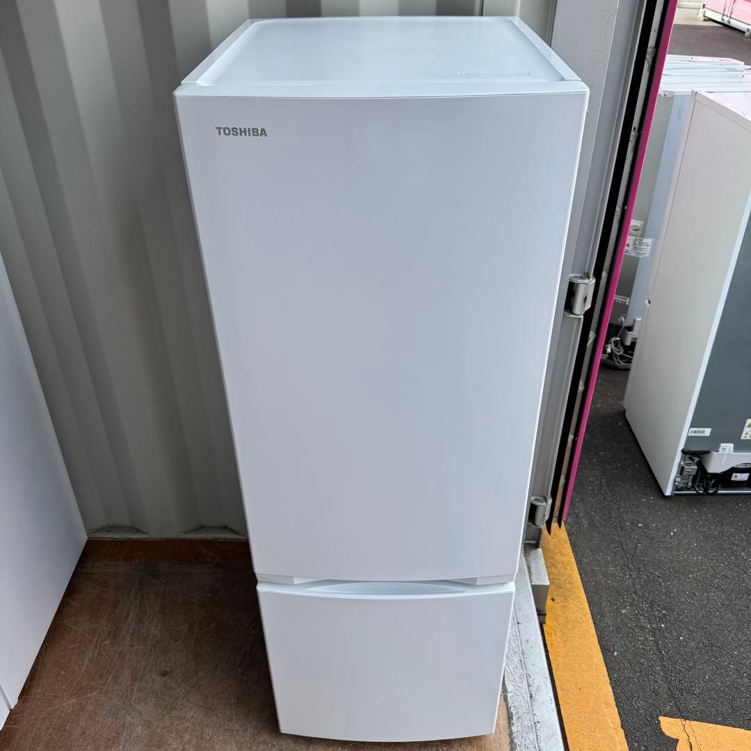 C7606■2023年製美品★東芝　冷蔵庫ホワイト　自動霜取り　一人暮らし　大型